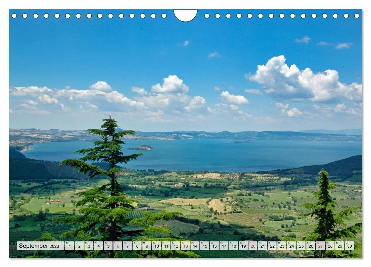 Bild: 9783457728703 | Bolsenasee Smaragd im Latium (Wandkalender 2026 DIN A4 quer),...