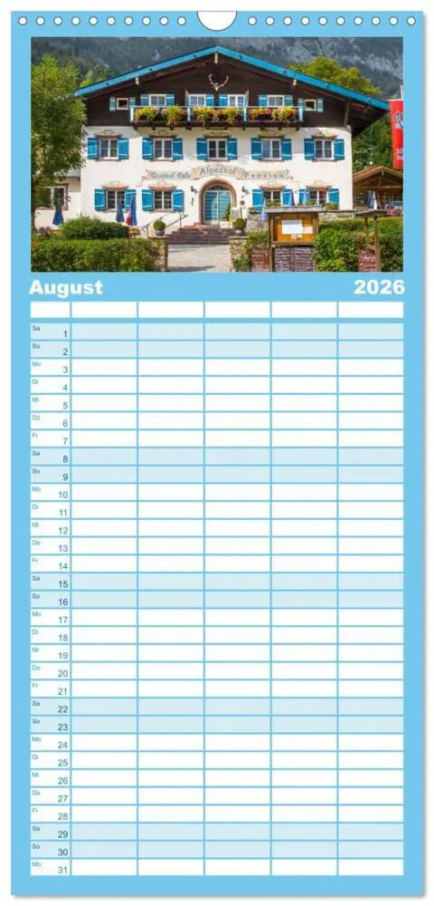Bild: 9783516508703 | Familienplaner 2026 - Dahoam in Bayern mit 5 Spalten (Wandkalender,...