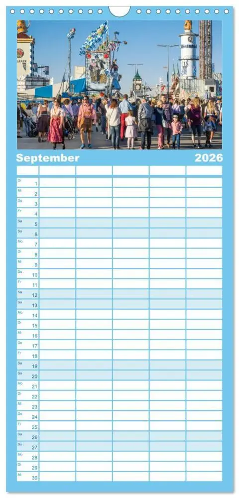 Bild: 9783516508703 | Familienplaner 2026 - Dahoam in Bayern mit 5 Spalten (Wandkalender,...