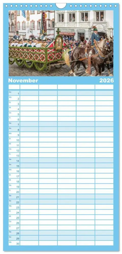 Bild: 9783516508703 | Familienplaner 2026 - Dahoam in Bayern mit 5 Spalten (Wandkalender,...