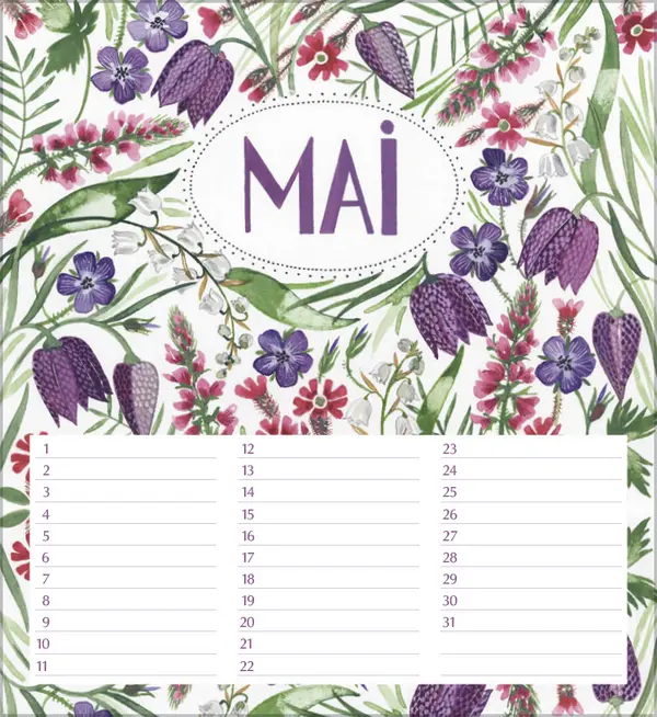 Bild: 9783731888703 | Geburtstagskalender Gartenglück | Verlag Korsch | Kalender | 13 S.