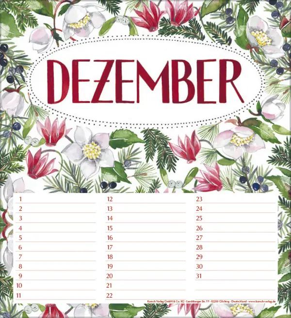 Bild: 9783731888703 | Geburtstagskalender Gartenglück | Verlag Korsch | Kalender | 13 S.
