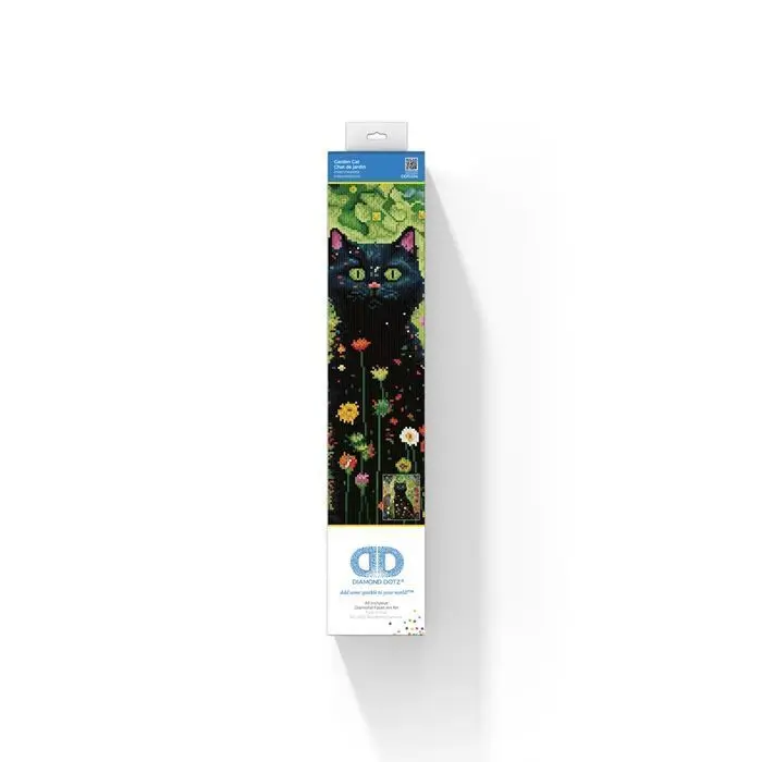 Bild: 4895225938803 | DIAMOND DOTZ - Diamond Painting Katze im Garten | Kit (Bastelset)