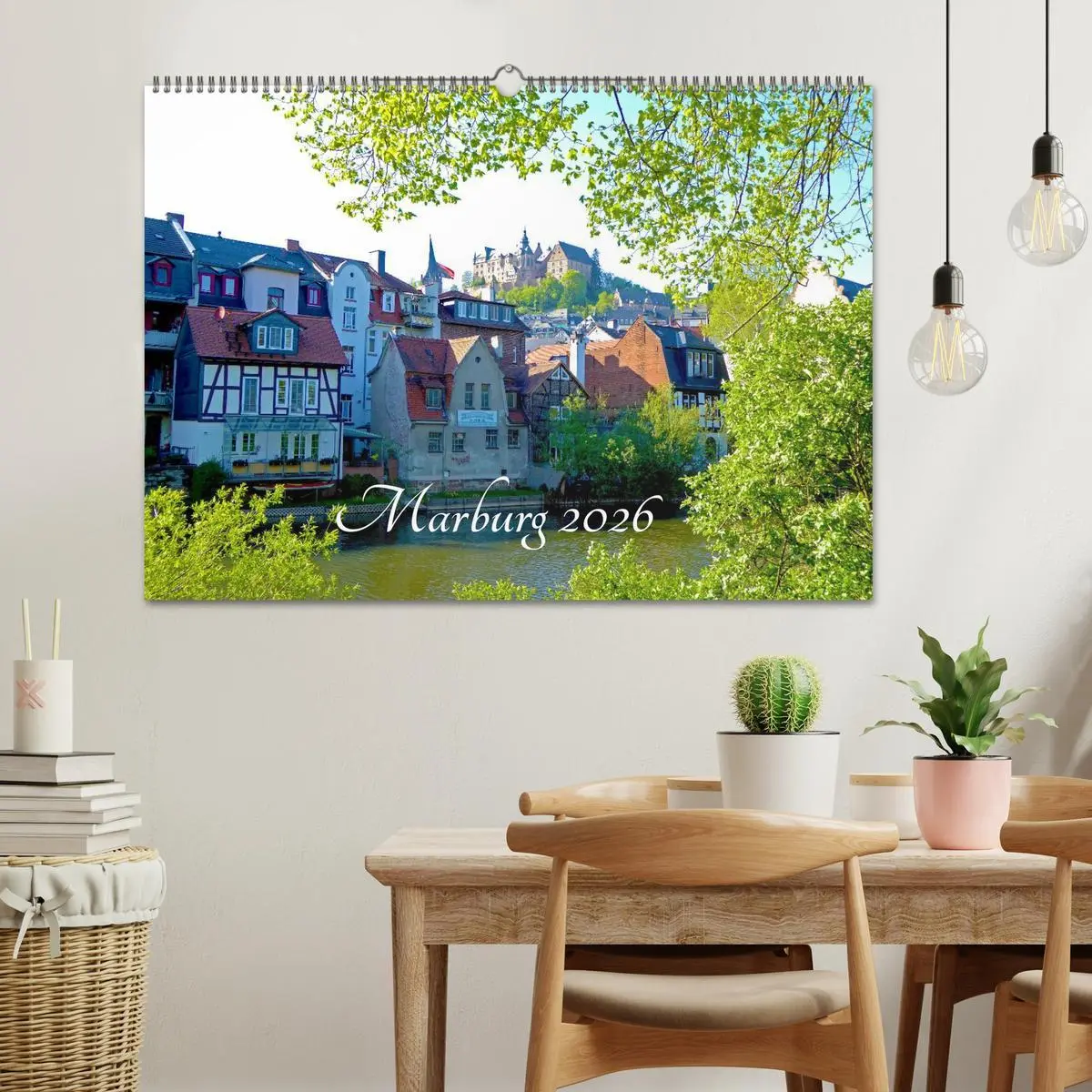 Bild: 9783457958803 | Marburg 2026 (Wandkalender 2026 DIN A2 quer), CALVENDO Monatskalender