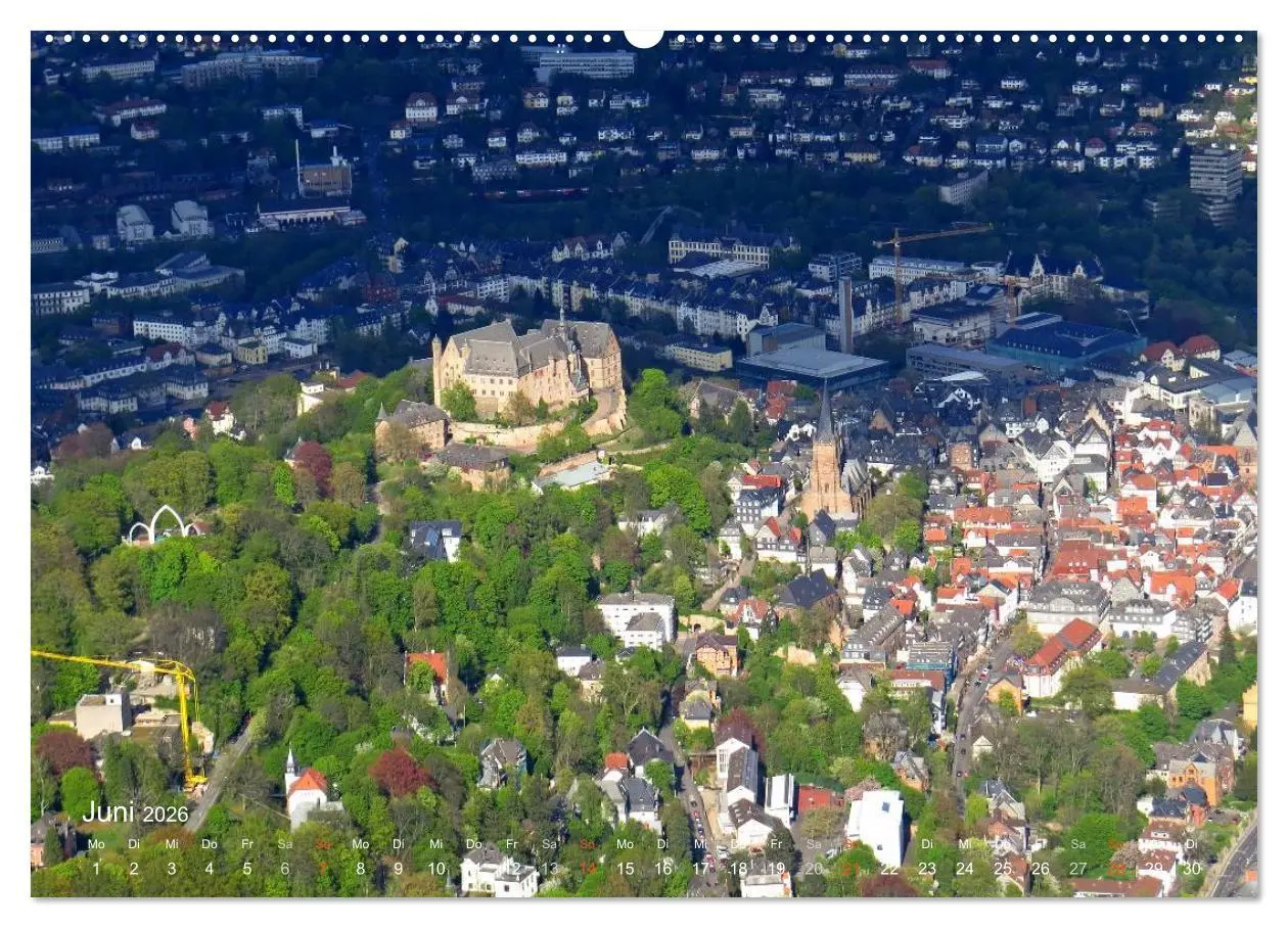 Bild: 9783457958803 | Marburg 2026 (Wandkalender 2026 DIN A2 quer), CALVENDO Monatskalender