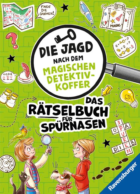 Cover: 9783473488803 | Die Jagd nach dem magischen Detektivkoffer: Das Rätselbuch für...