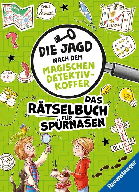 Cover: 9783473488803 | Die Jagd nach dem magischen Detektivkoffer: Das Rätselbuch für...