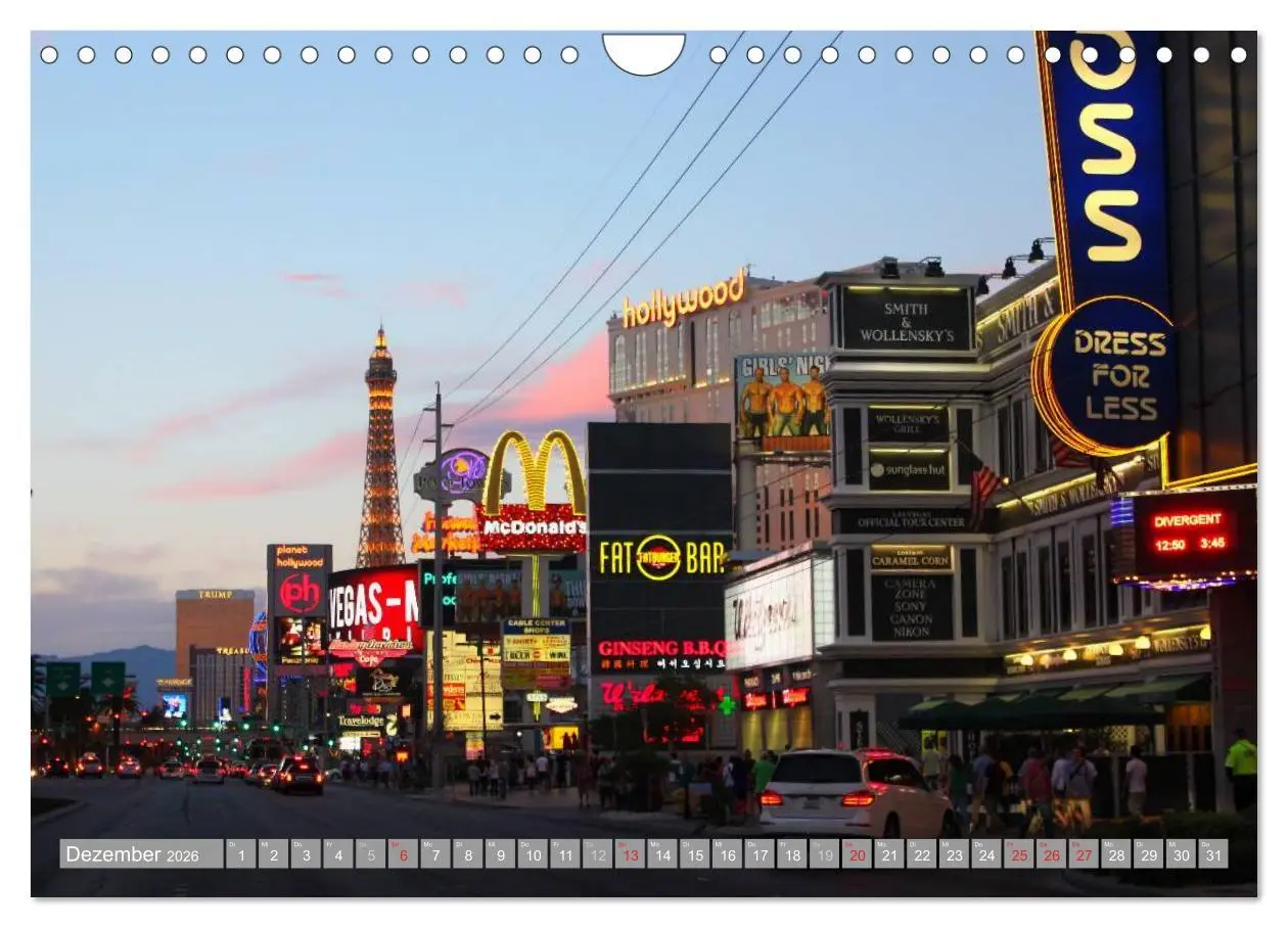 Bild: 9783516118803 | Las Vegas - Nevada (Wandkalender 2026 DIN A4 quer), CALVENDO...