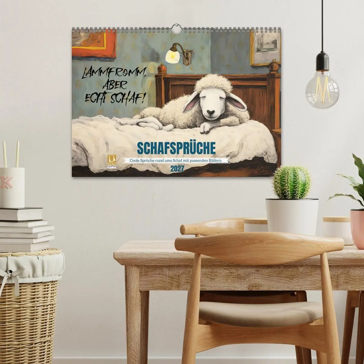 Bild: 9783569208803 | Schafsprüche (Wandkalender 2027 DIN A3 quer), CALVENDO Monatskalender