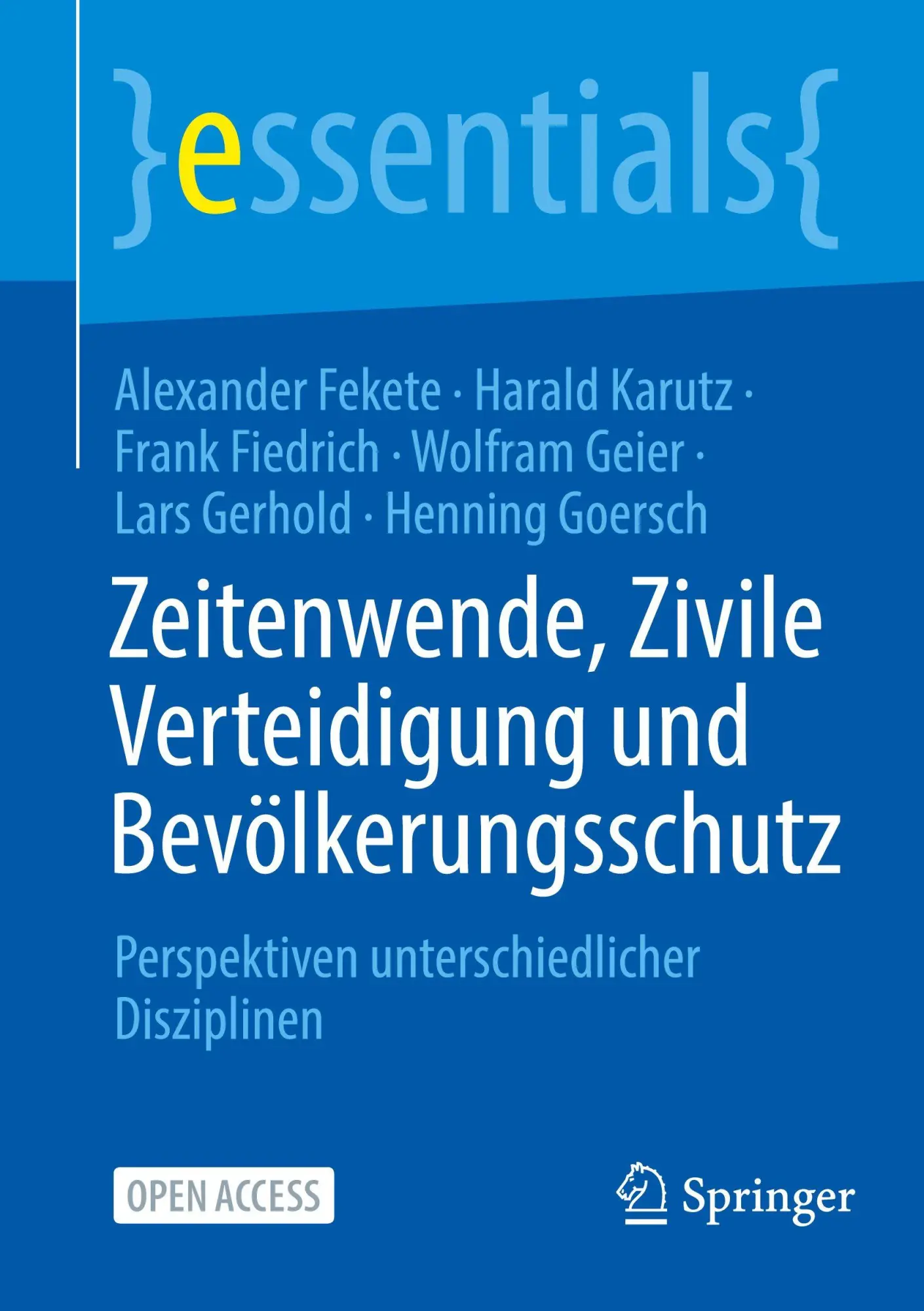 Cover: 9783662718803 | Zeitenwende, Zivile Verteidigung und Bevölkerungsschutz | Taschenbuch