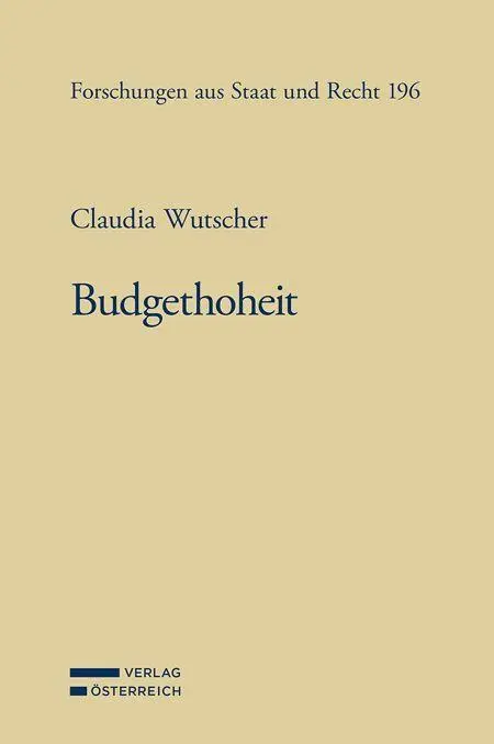 Budgethoheit - Neuware