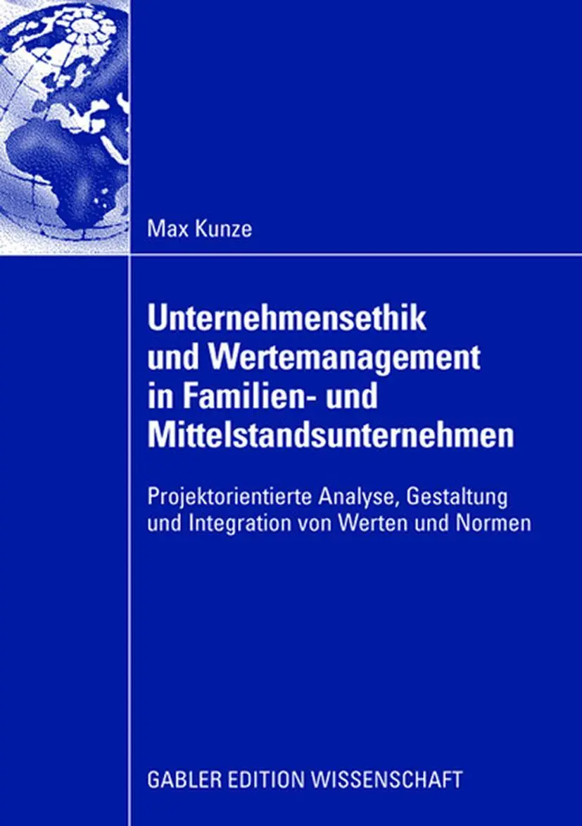 Cover: 9783834908803 | Unternehmensethik und Wertemanagement in Familien- und...
