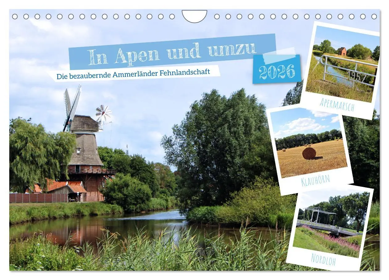 Cover: 9783457568903 | In Apen und umzu (Wandkalender 2026 DIN A4 quer), CALVENDO...