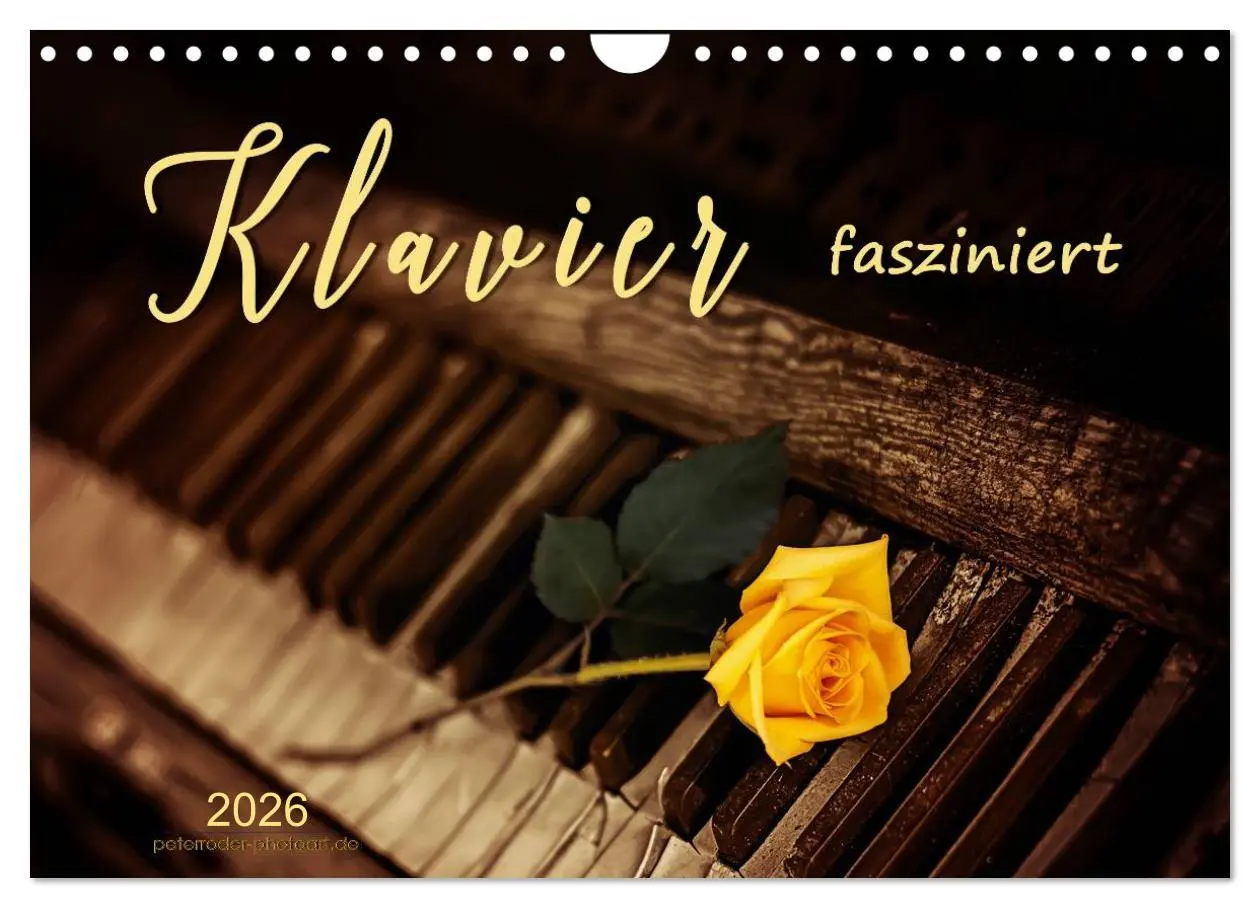 Cover: 9783457948903 | Klavier fasziniert (Wandkalender 2026 DIN A4 quer), CALVENDO...