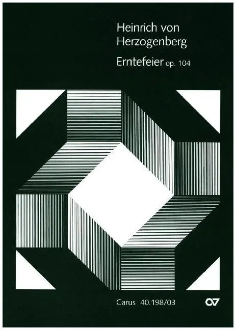 Cover: 9790007088903 | Erntefeier, Klavierauszug | Heinrich von Herzogenberg | Klavierauszug