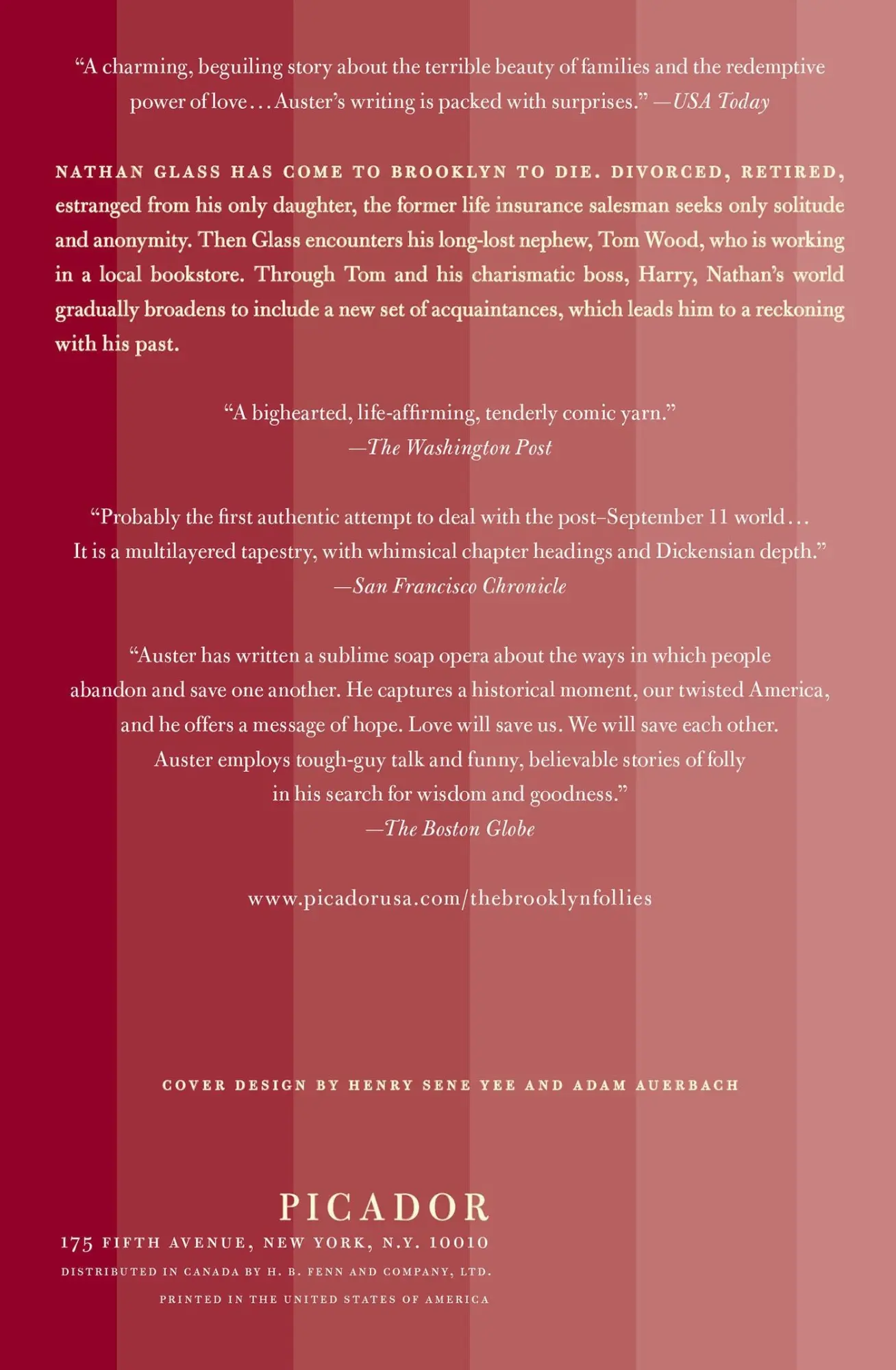 Rückseite: 9780312429003 | Brooklyn Follies | Paul Auster | Taschenbuch | St. Martin's Press