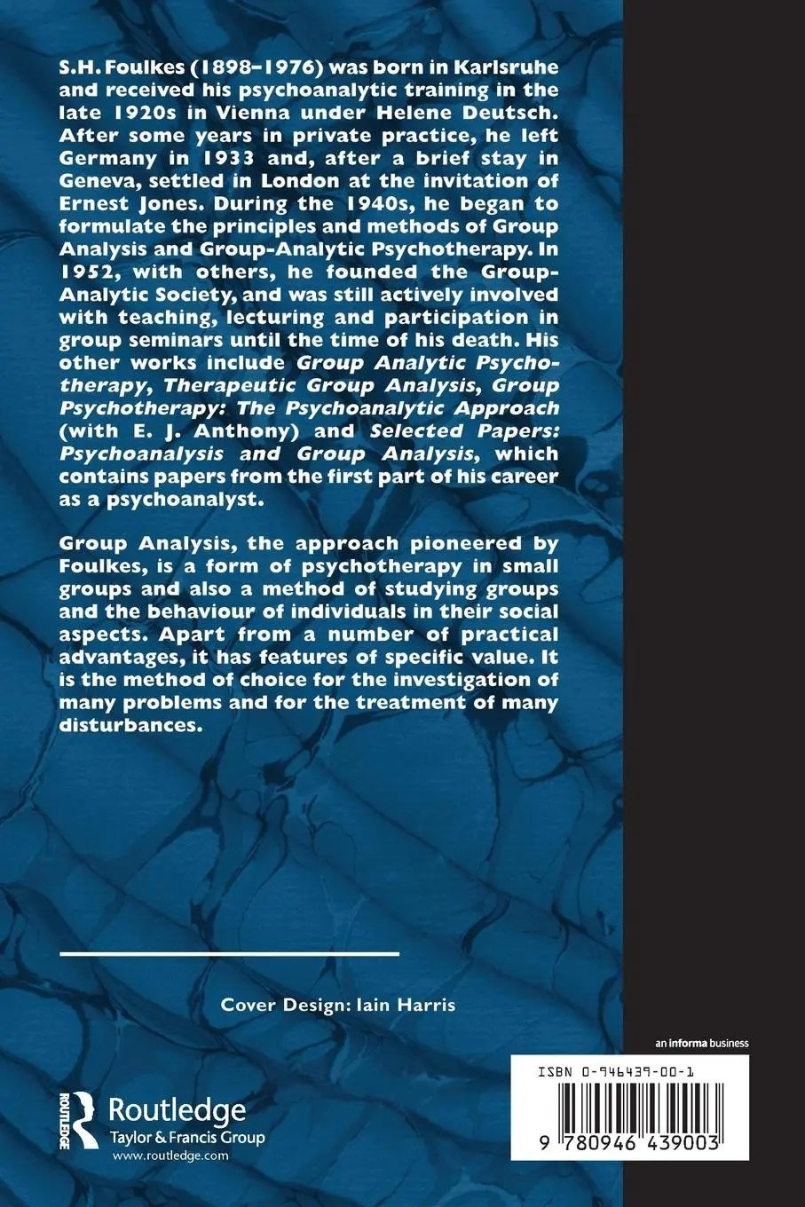 Rückseite: 9780946439003 | Introduction to Group Analytic Psychotherapy | Method and Principles
