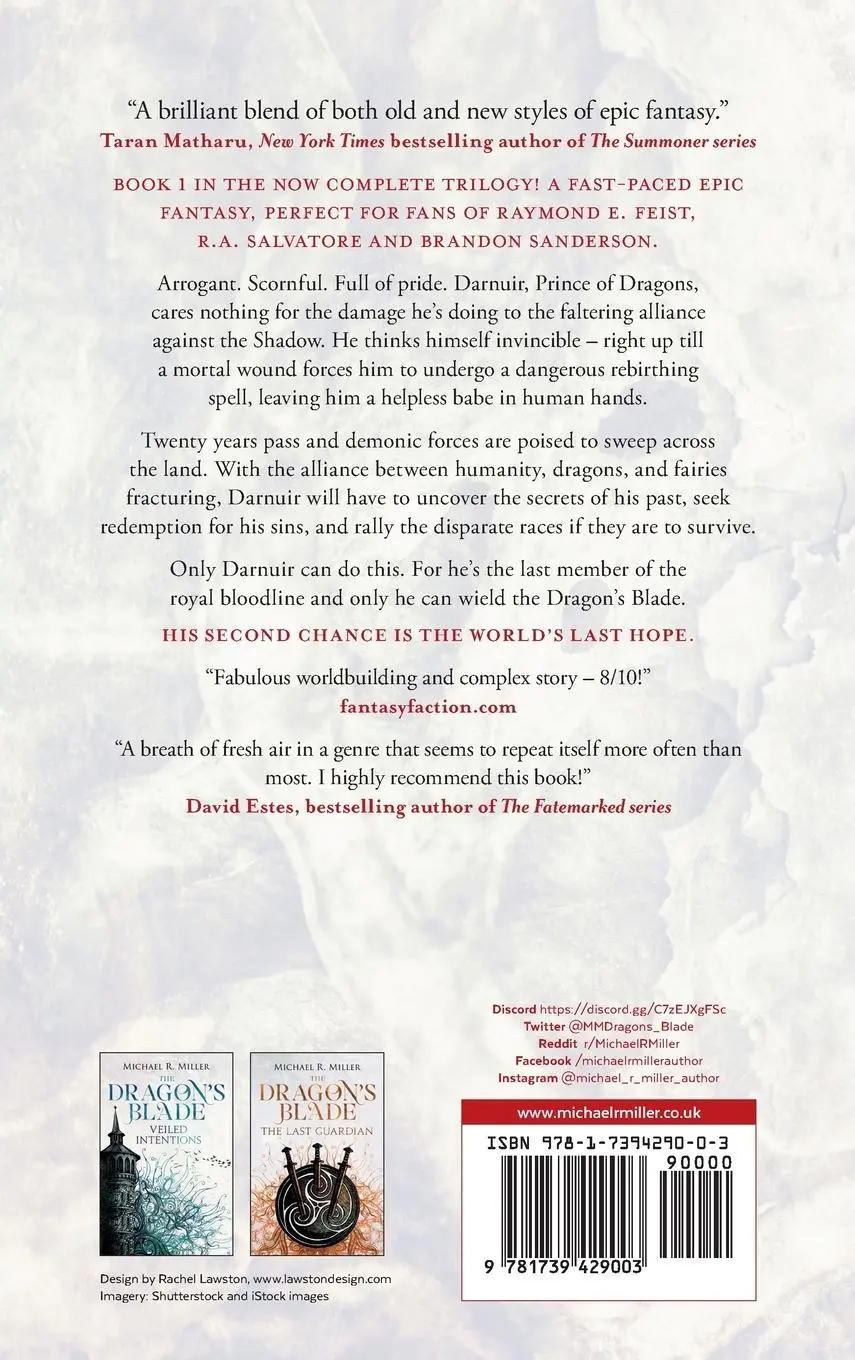 Rückseite: 9781739429003 | The Dragon's Blade | The Reborn King | Michael R. Miller | Buch | 2023