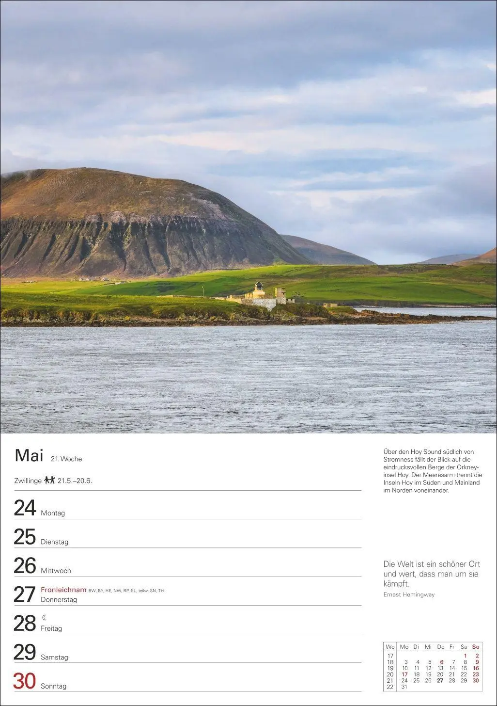 Bild: 9783840039003 | Schottland Wochenplaner 2027 - Eine Reise in 53 Bildern | Ulrike Issel