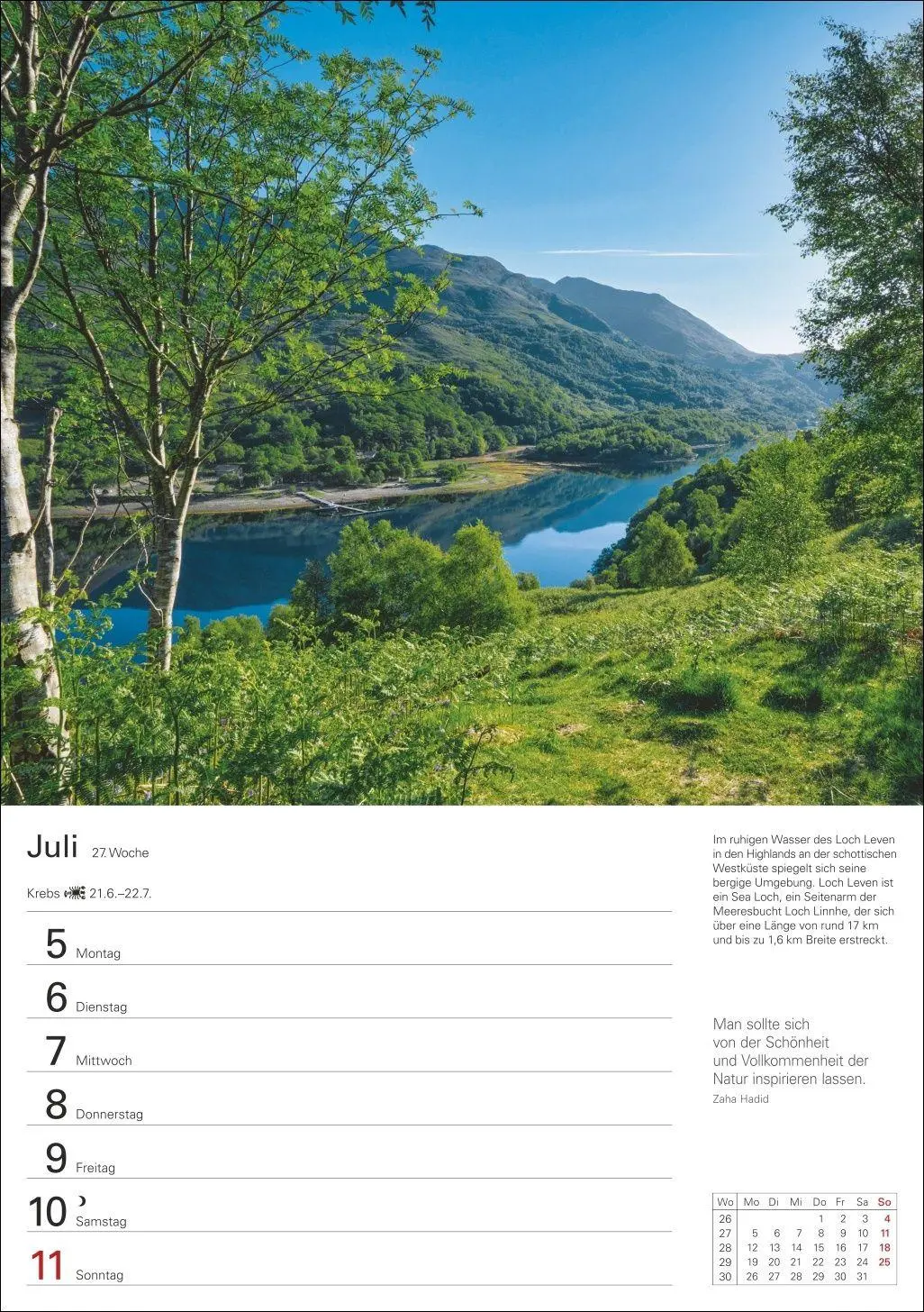 Bild: 9783840039003 | Schottland Wochenplaner 2027 - Eine Reise in 53 Bildern | Ulrike Issel
