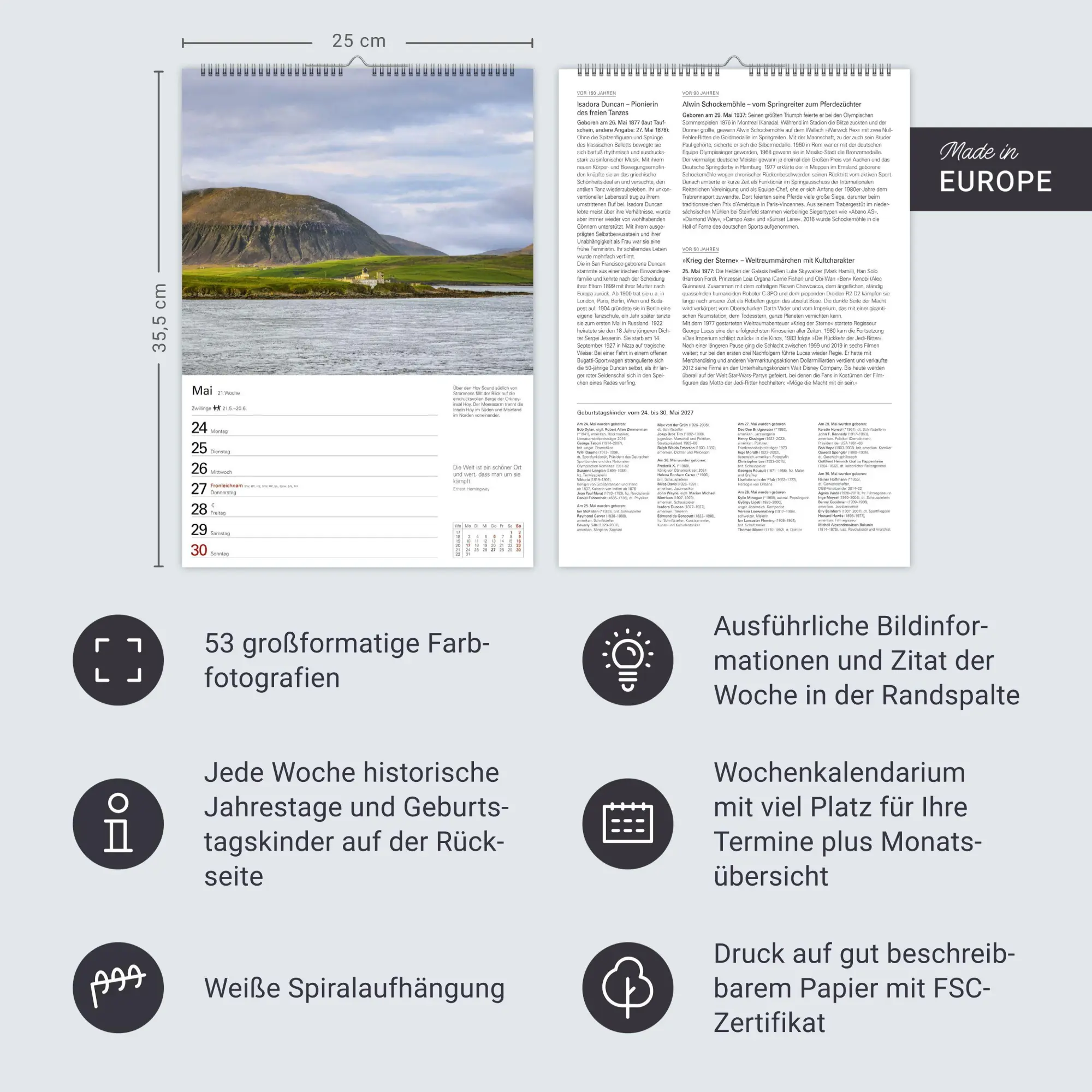Bild: 9783840039003 | Schottland Wochenplaner 2027 - Eine Reise in 53 Bildern | Ulrike Issel