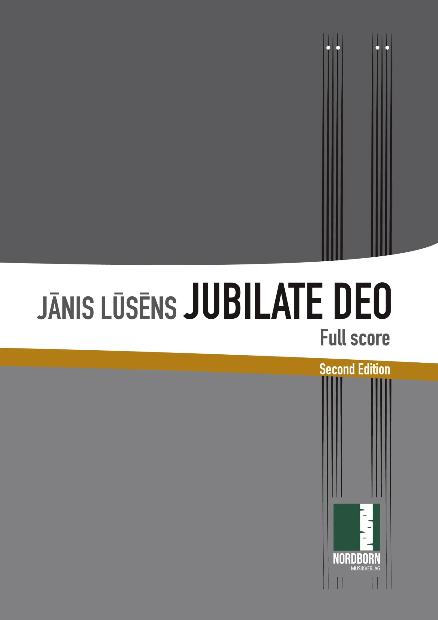 Cover: 9790700429003 | Jubilate Deo | Full Score (2nd Edition) | Janis Lusens | Taschenbuch