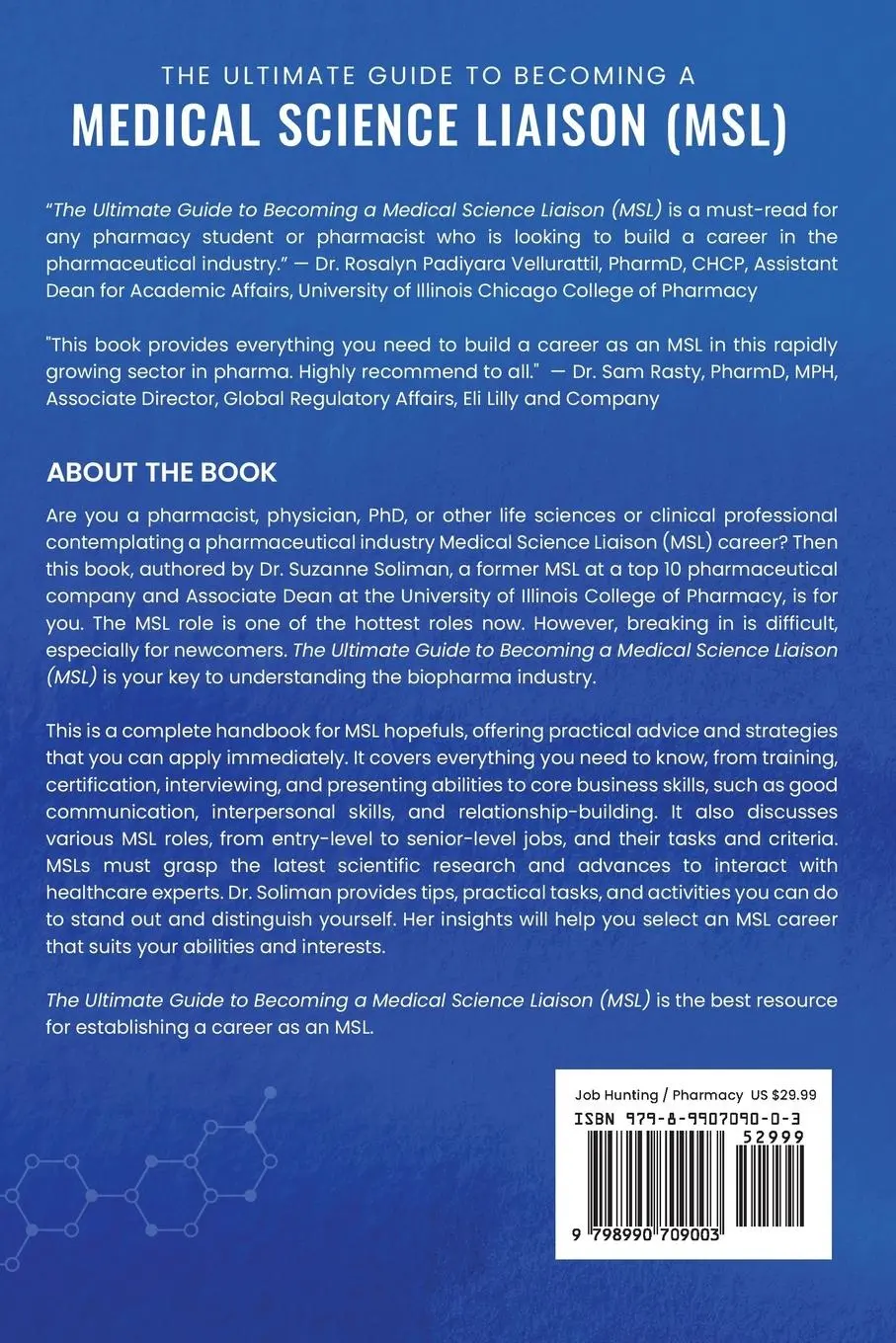Rückseite: 9798990709003 | The Ultimate Guide to Becoming a Medical Science Liaison | (MSL)