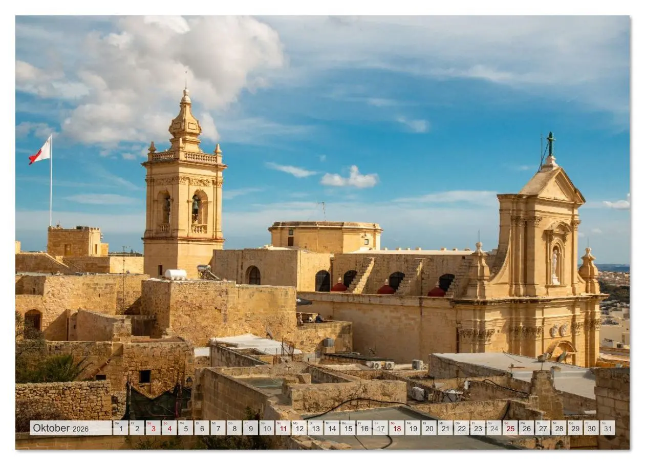 Bild: 9783516609103 | Malta - Historisches Juwel im Mittelmeer (Wandkalender 2026 DIN A4...