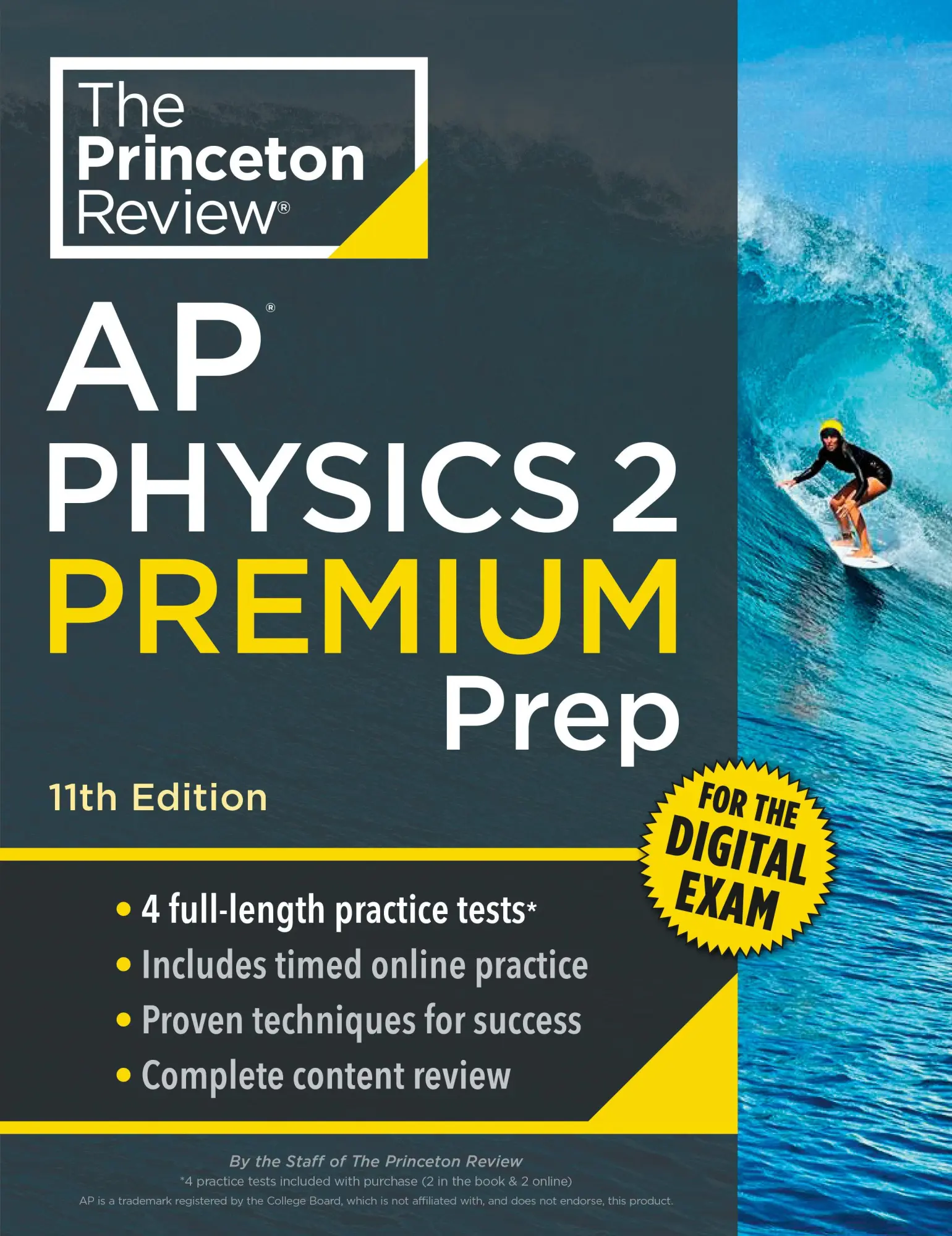 Cover: 9798217119103 | Princeton Review AP Physics 2 Premium Prep, 11th Edition | Review