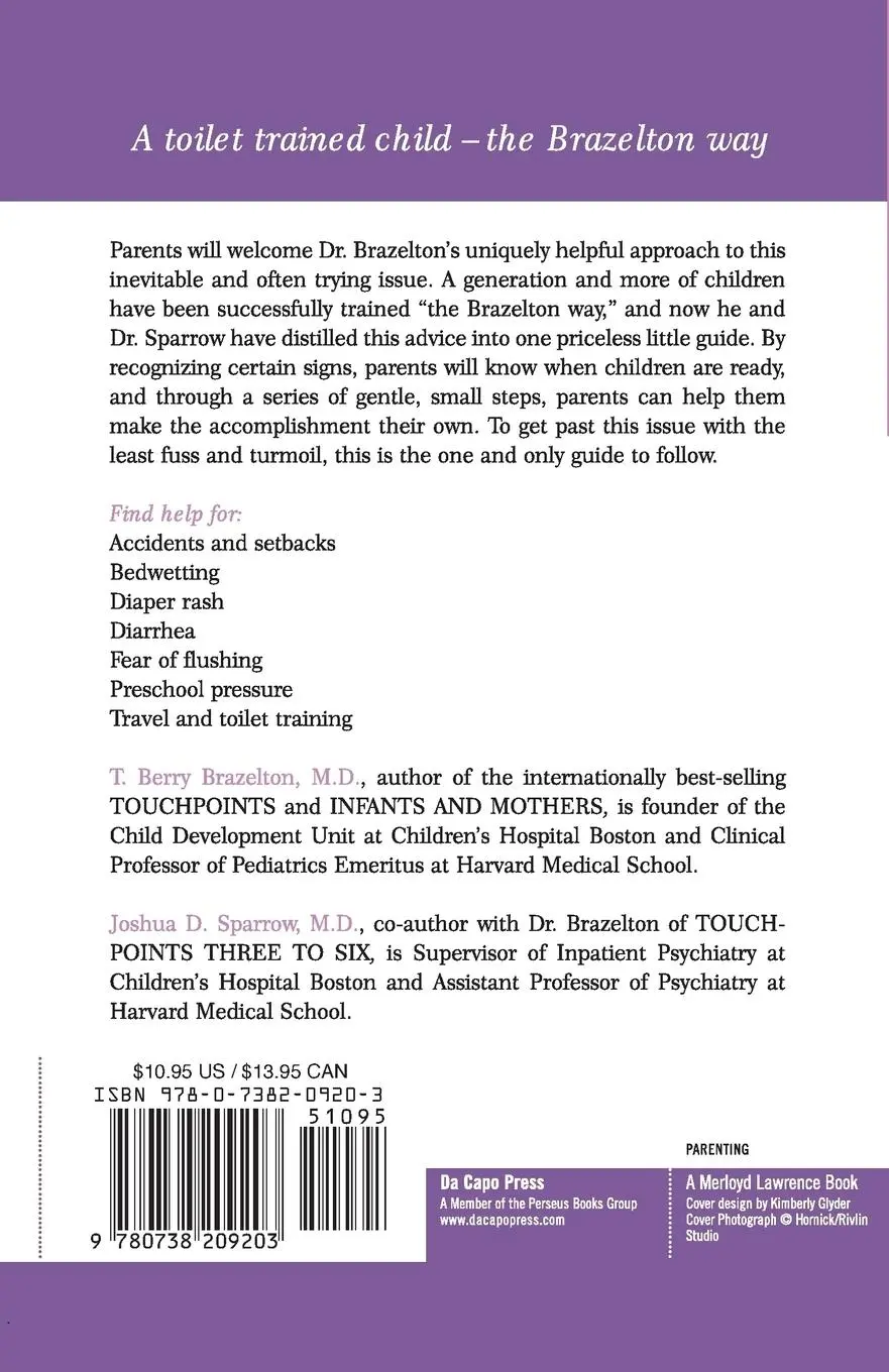 Rückseite: 9780738209203 | Toilet Training-The Brazelton Way | Joshua D. Sparrow (u. a.) | Buch