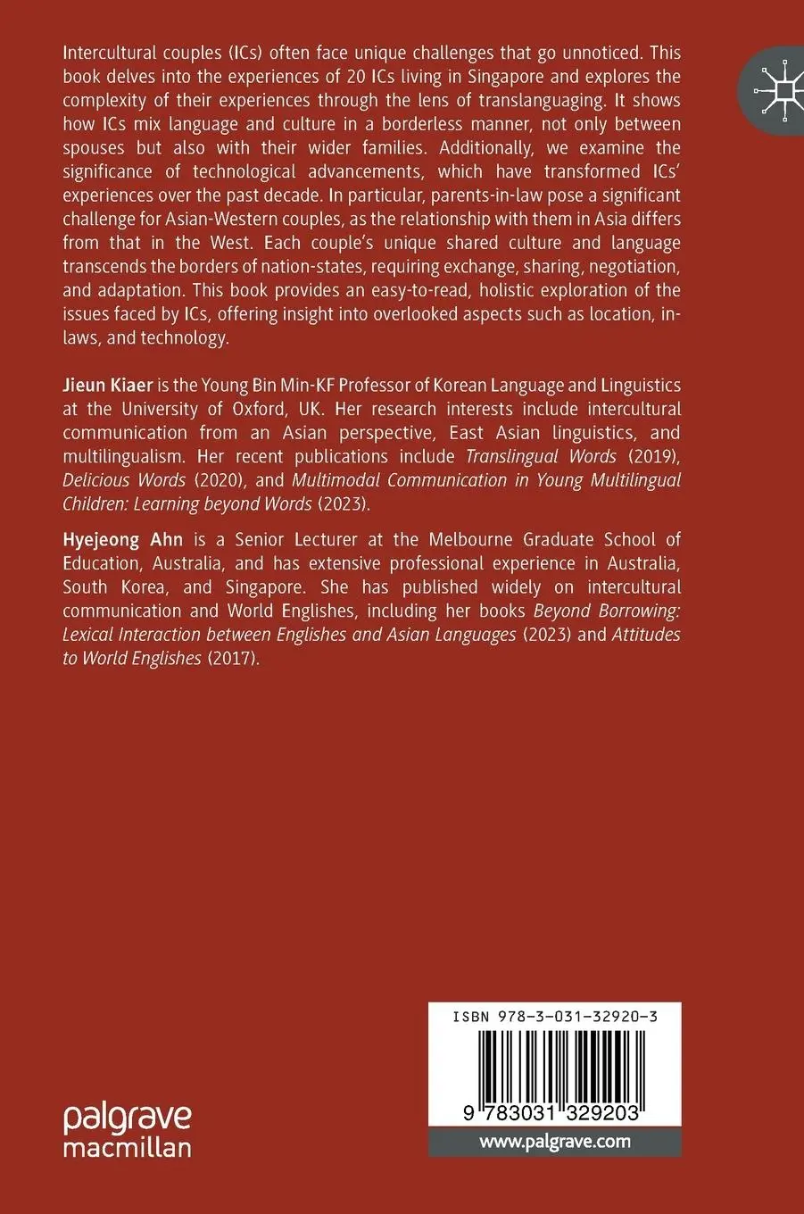 Rückseite: 9783031329203 | Lessons from a Translingual Romance | Hyejeong Ahn (u. a.) | Buch