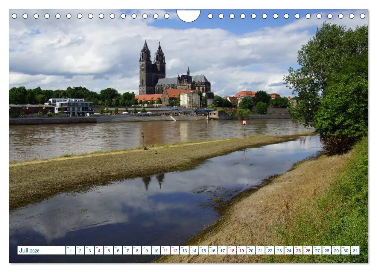 Bild: 9783516219203 | Magdeburg und Umgebung 2026 (Wandkalender 2026 DIN A4 quer),...
