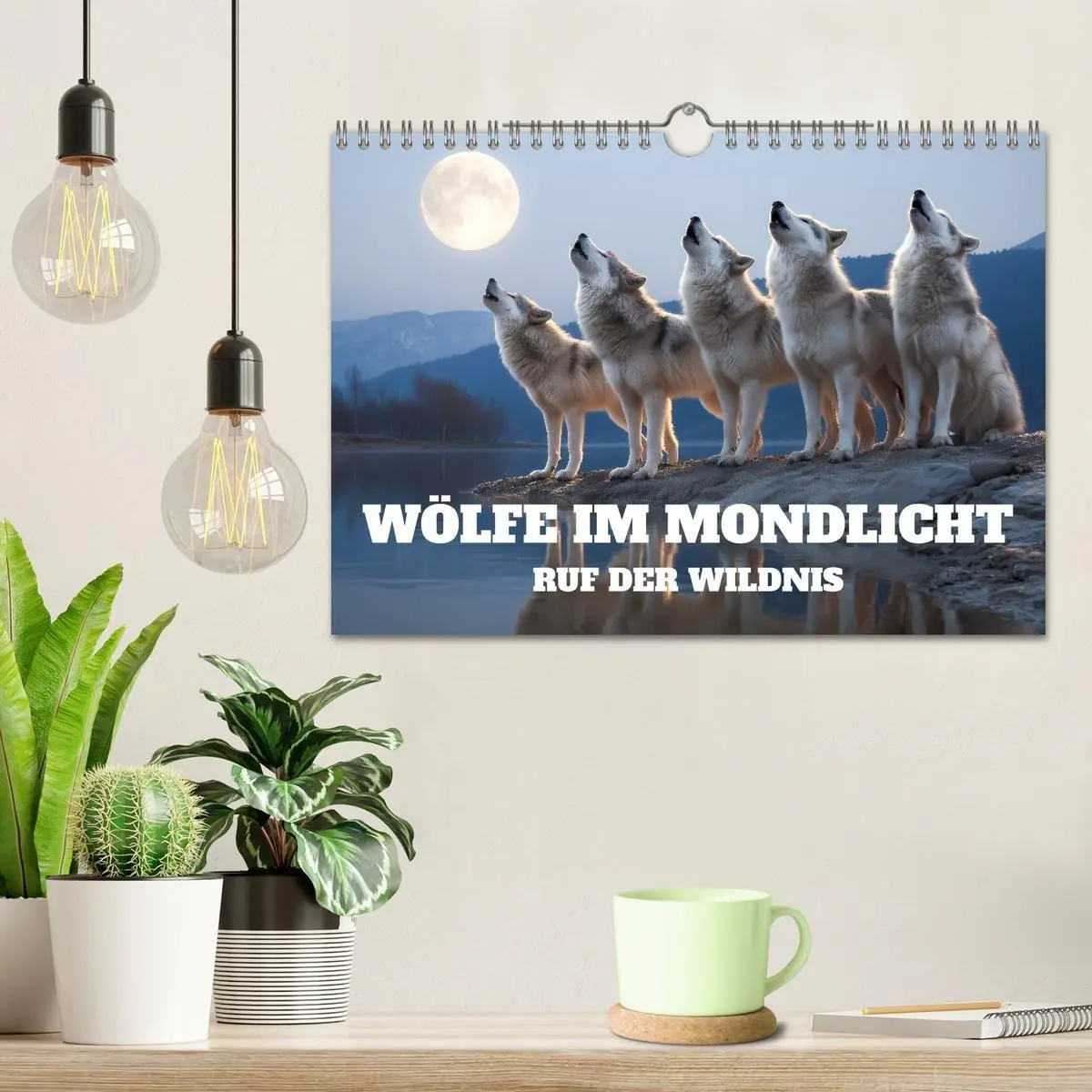 Bild: 9783516699203 | Wölfe im Mondlicht - Ruf der Wildnis (Wandkalender 2026 DIN A4...