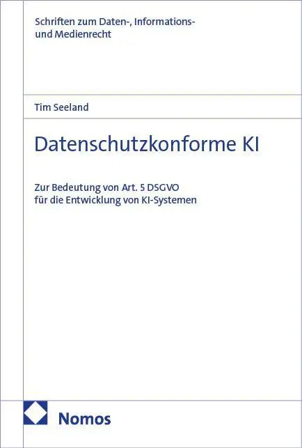 Cover: 9783756039203 | Datenschutzkonforme KI | Tim Seeland | Taschenbuch | 283 S. | Deutsch