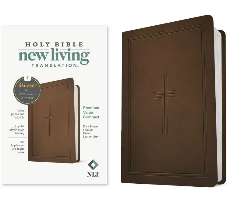 Cover: 9781496479303 | NLT Premium Value Compact Bible, Filament Enabled (Leatherlike,...