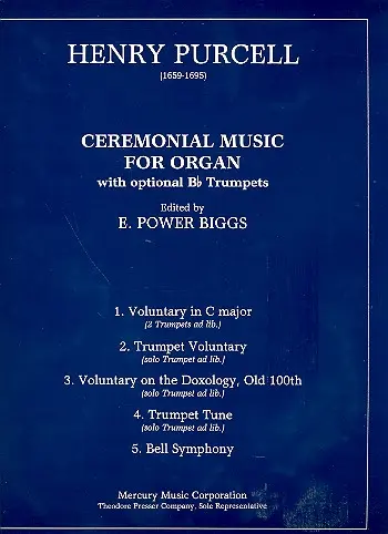 Cover: 9781598069303 | Ceremonial Music for Organ W. Opt. B-flat Trumpets | Henry Purcell