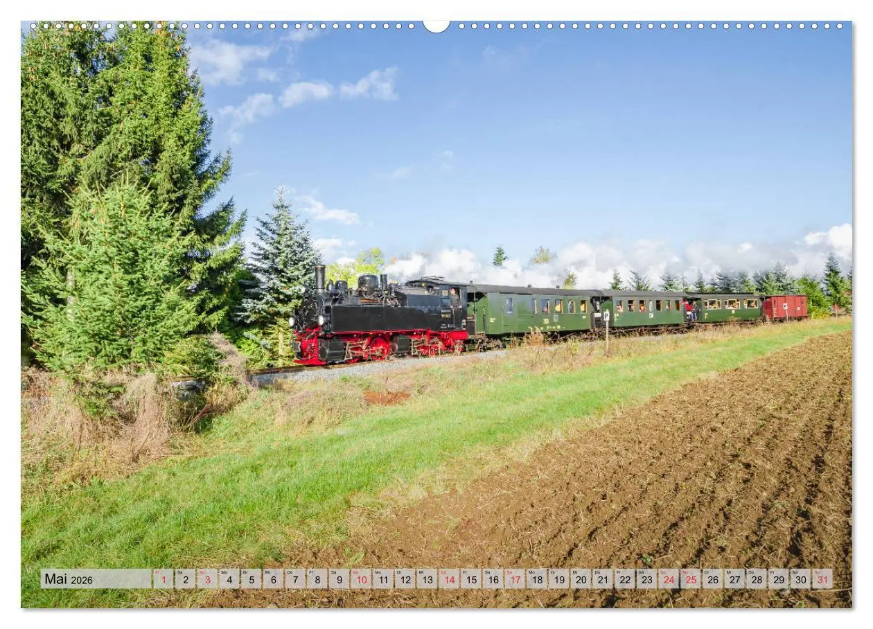 Bild: 9783457669303 | Volldampf durch den Harz (hochwertiger Premium Wandkalender 2026...
