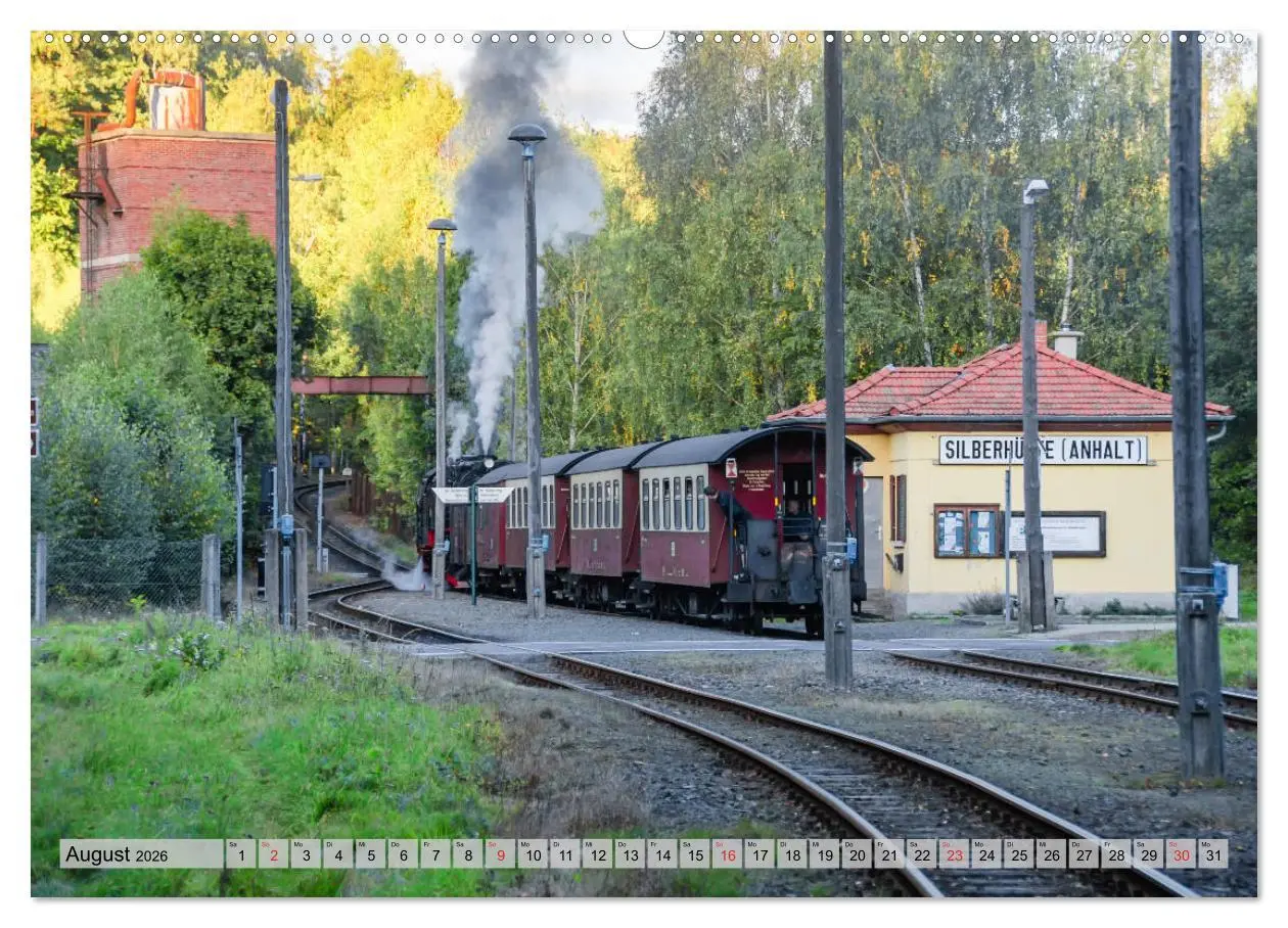 Bild: 9783457669303 | Volldampf durch den Harz (hochwertiger Premium Wandkalender 2026...