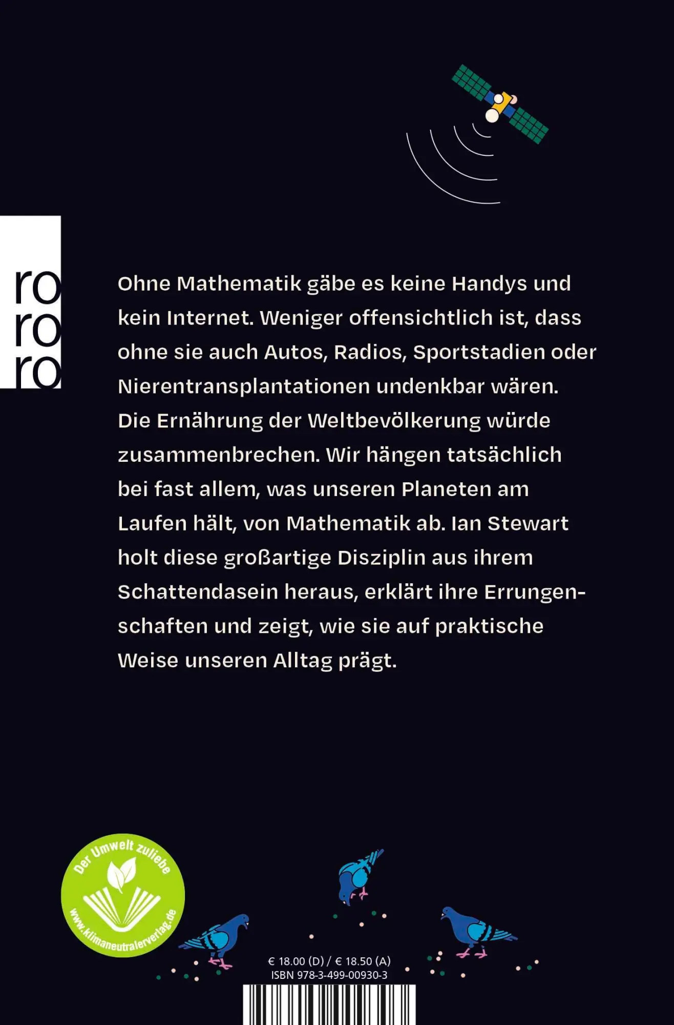 Rückseite: 9783499009303 | Die Welt als Zahl | Wie Mathematik unseren Alltag prägt | Ian Stewart