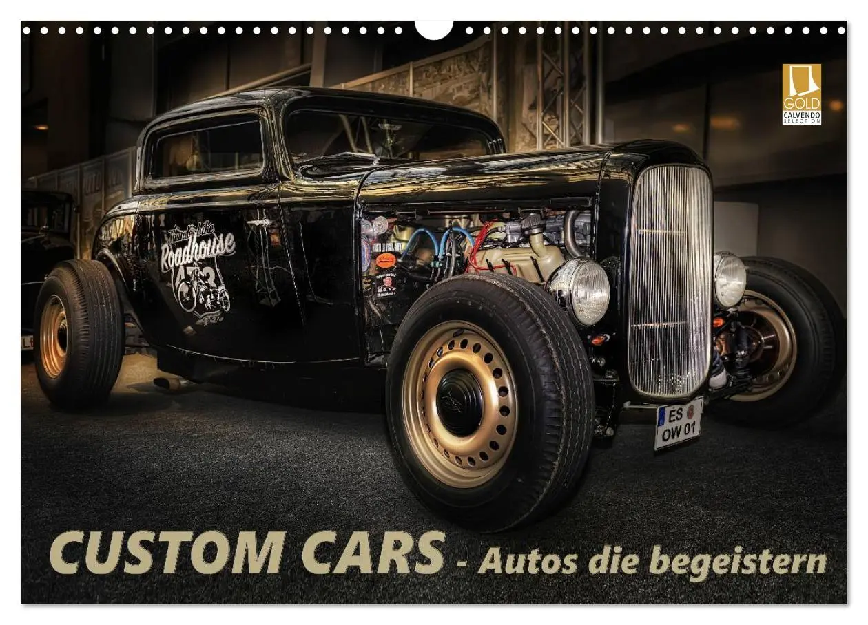Cover: 9783516069303 | Custom Cars - Autos die begeistern (Wandkalender 2026 DIN A3 quer),...