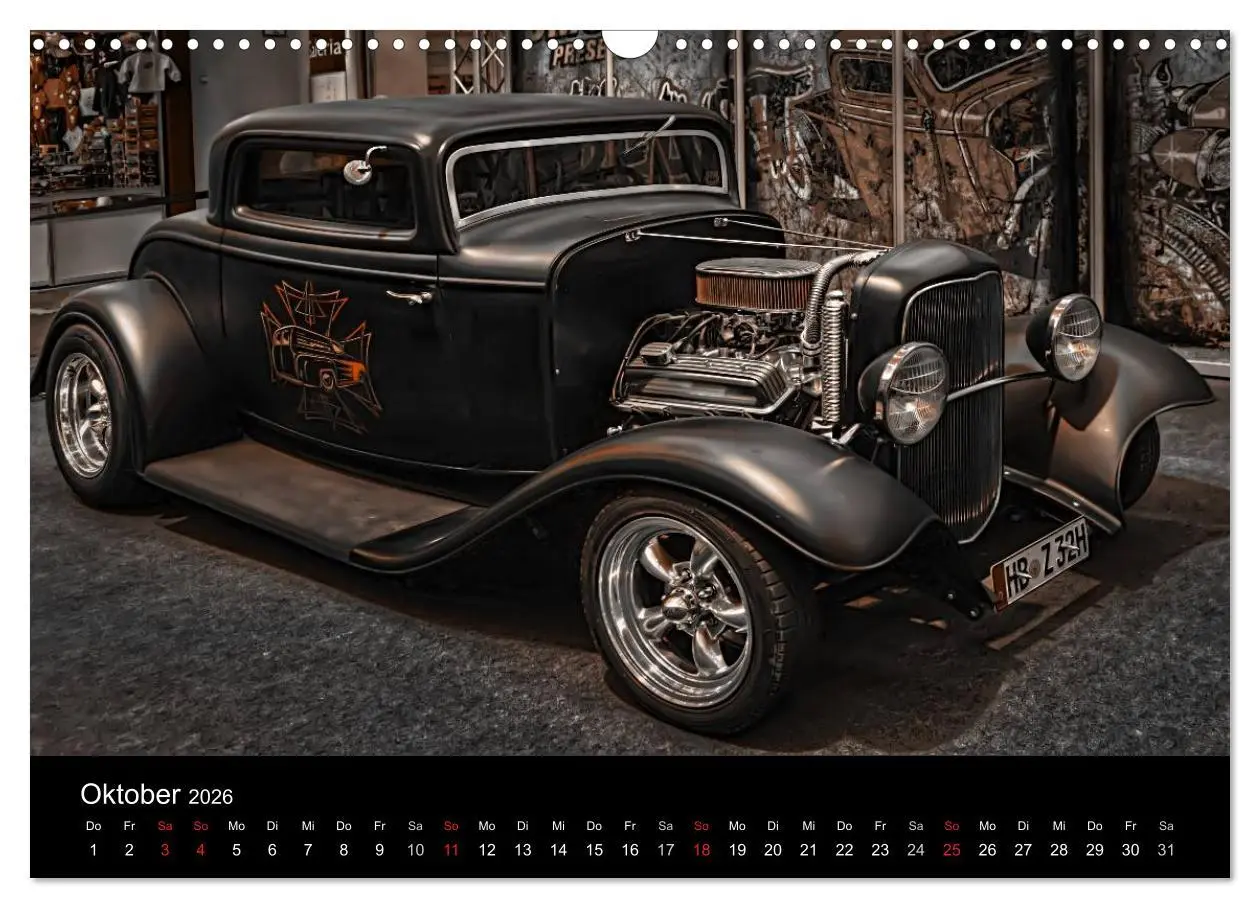 Bild: 9783516069303 | Custom Cars - Autos die begeistern (Wandkalender 2026 DIN A3 quer),...