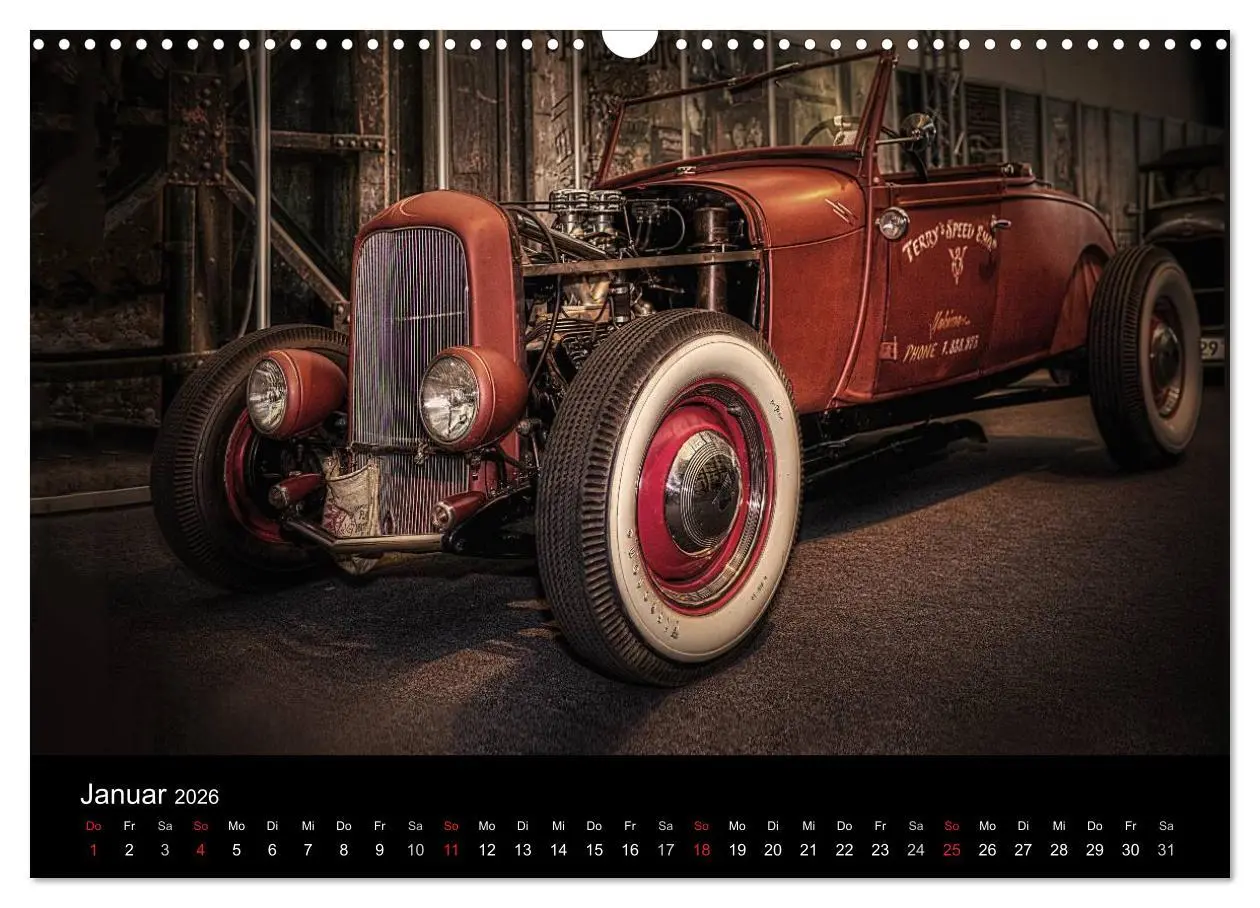 Bild: 9783516069303 | Custom Cars - Autos die begeistern (Wandkalender 2026 DIN A3 quer),...