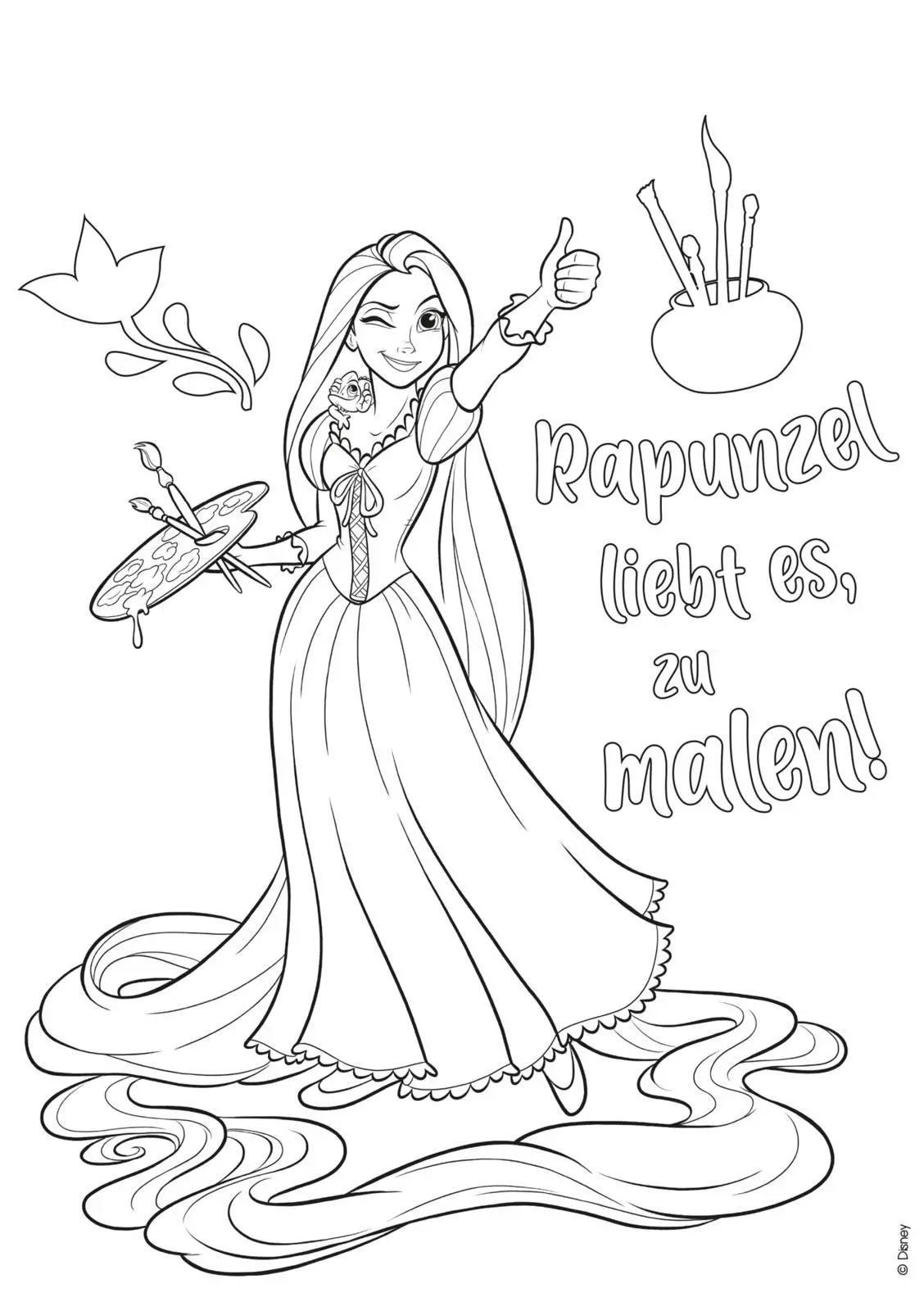 Bild: 9783845129303 | Disney Prinzessin: Bezaubernder Malspaß | Mehr als 60 Ausmalbilder
