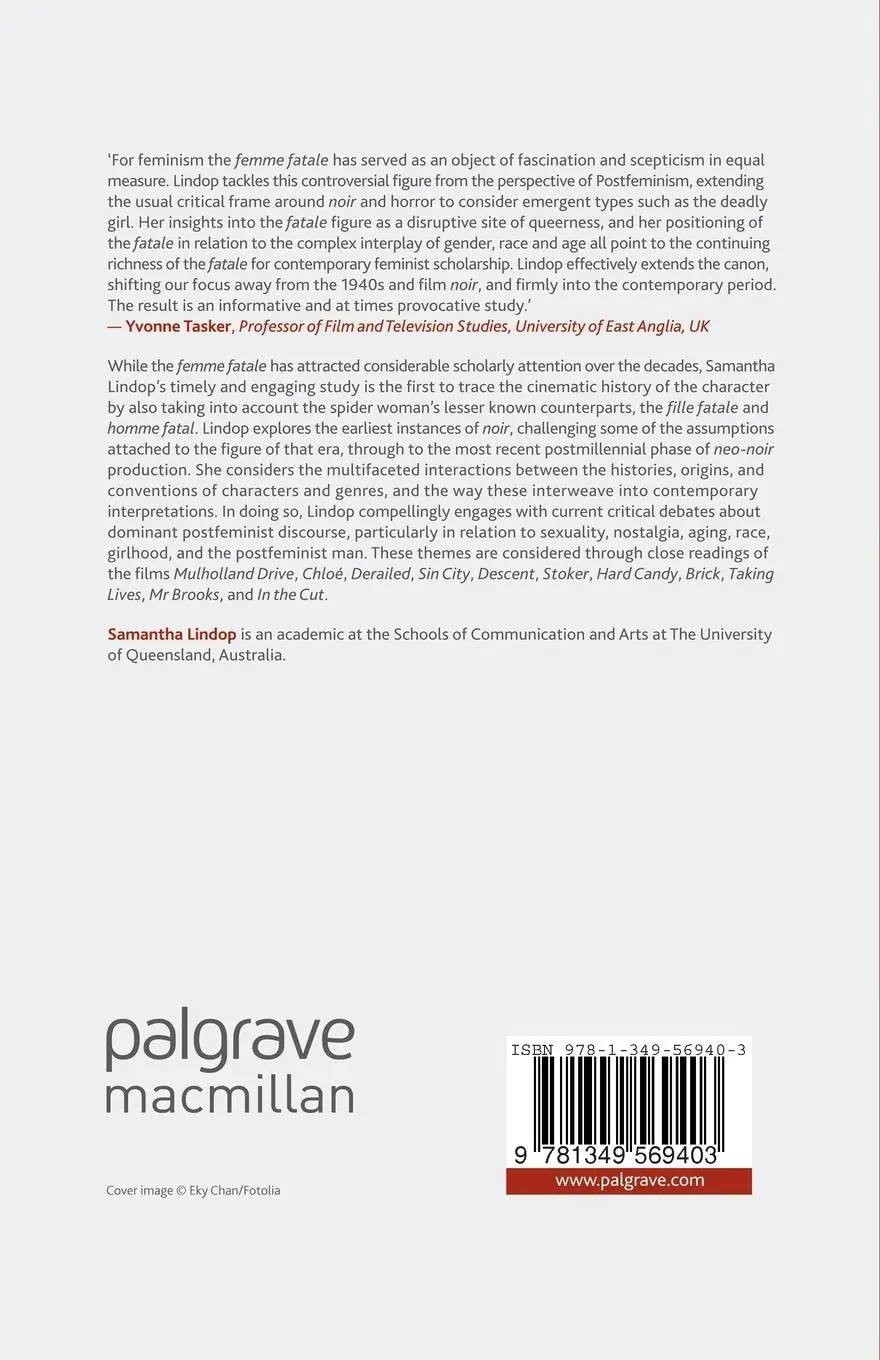 Rückseite: 9781349569403 | Postfeminism and the Fatale Figure in Neo-Noir Cinema | Lindop | Buch