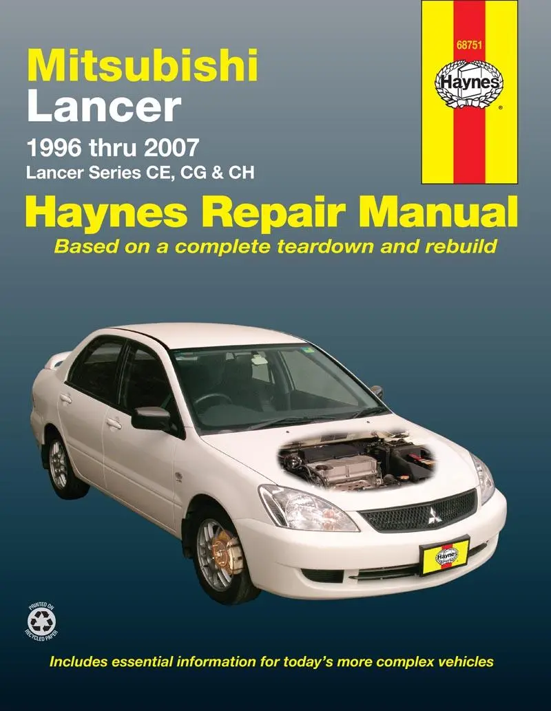 Cover: 9781563929403 | Mitsubishi Lancer (96-07) Haynes Repair Manual (AUS) | Publishing