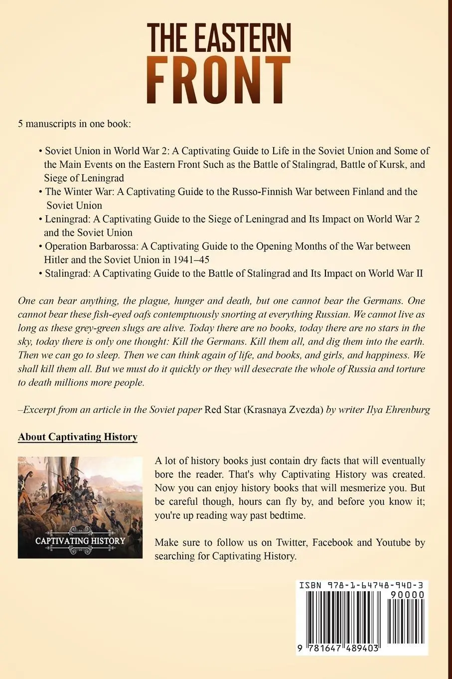 Rückseite: 9781647489403 | The Eastern Front | Captivating History | Taschenbuch | Englisch
