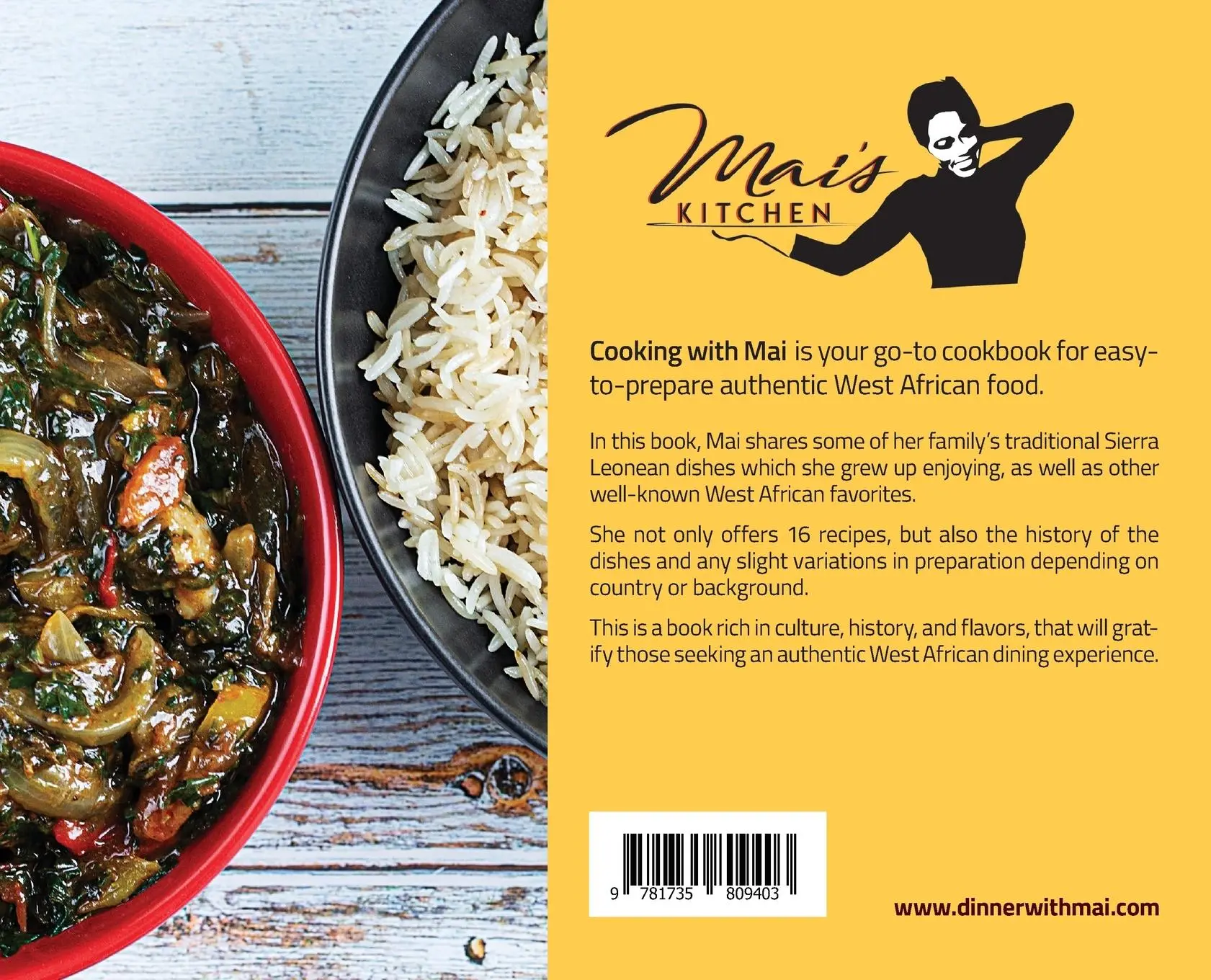 Rückseite: 9781735809403 | Cooking with Mai | Maimuna K Burnette | Buch | Englisch | 2020
