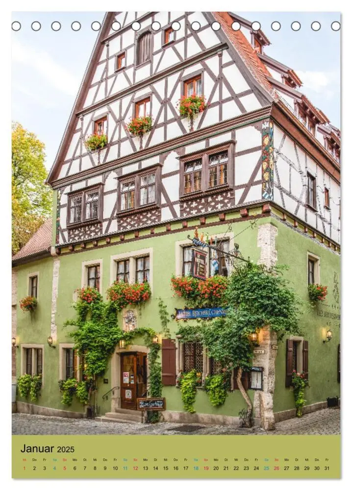 Bild: 9783435879403 | Rothenburg ob der Tauber (Tischkalender 2025 DIN A5 hoch), CALVENDO...