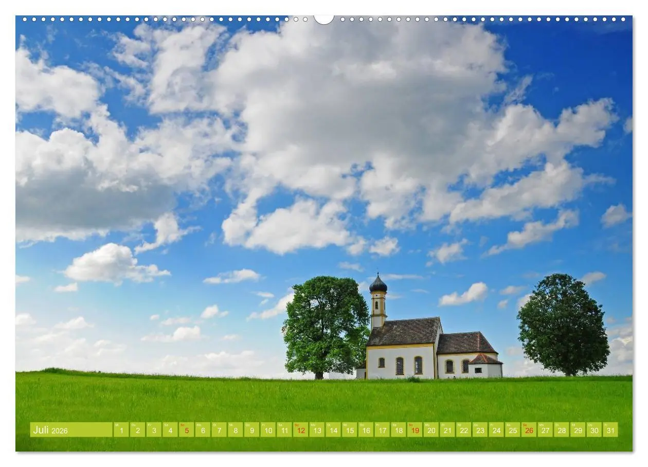 Bild: 9783457279403 | Romantische Kirchen und Kapellen (hochwertiger Premium Wandkalender...