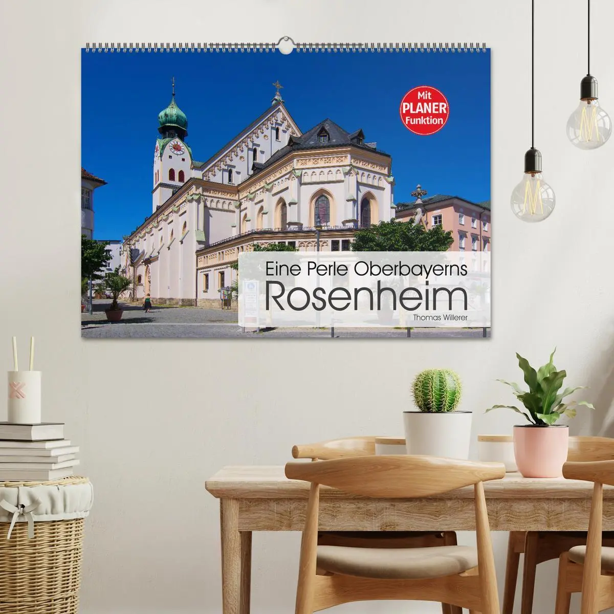 Bild: 9783457899403 | Eine Perle Oberbayerns - Rosenheim (Wandkalender 2026 DIN A2 quer),...